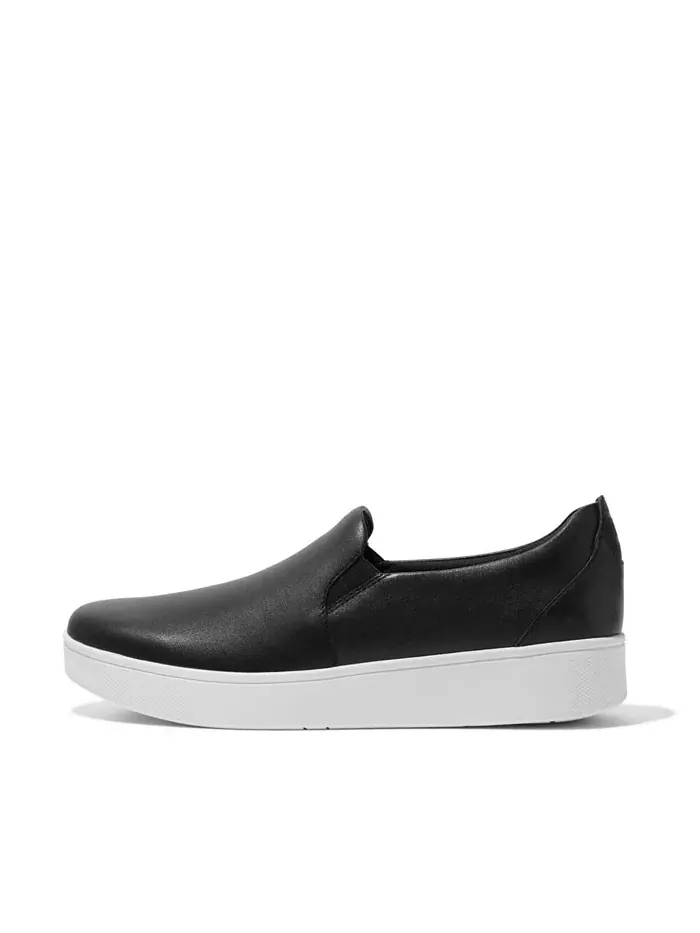 Женские скейтерские кеды Rally Slip-On на платформе FitFlop — изображение 7 из 24, черный