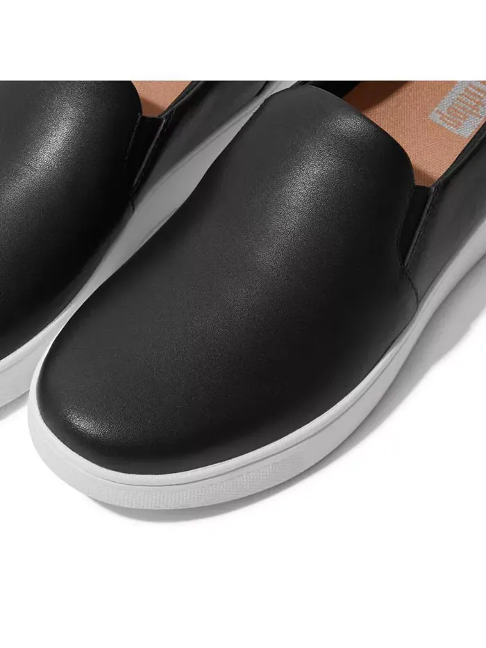 Женские скейтерские кеды Rally Slip-On на платформе FitFlop — изображение 10 из 24, черный