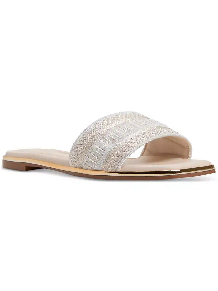 Женские плоские сандалии Oceania с вышивкой ALDO — изображение 1 из 5, бежевый
