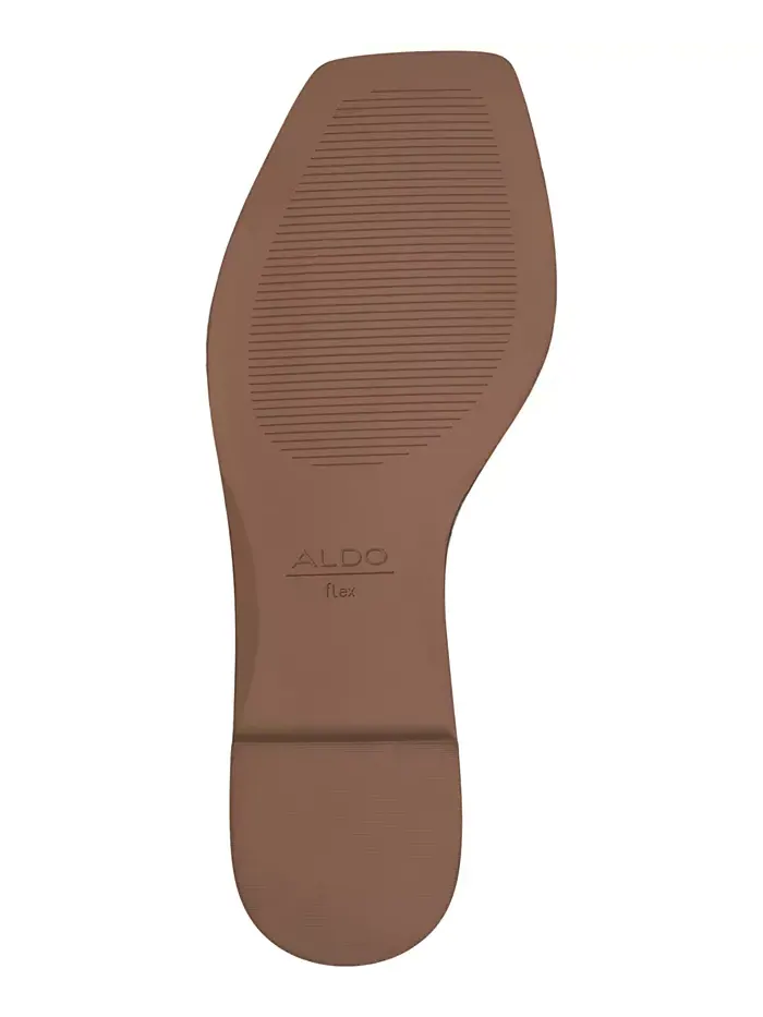 Женские плоские сандалии Oceania с вышивкой ALDO — изображение 5 из 5, бежевый