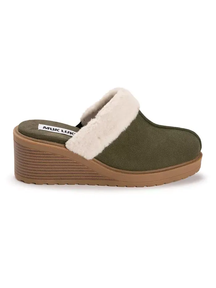 Женские мюлены Sophia Muk Luks — изображение 2 из 8, зеленый