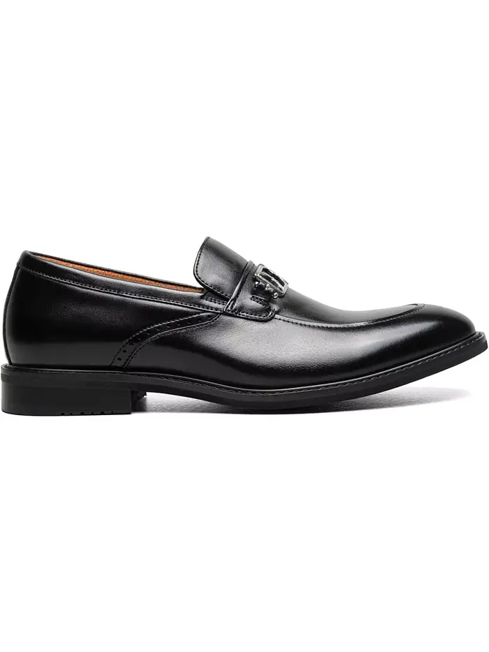 Мужские лоферы Boyd Moc Toe Slip-On Stacy Adams — изображение 2 из 9, черный