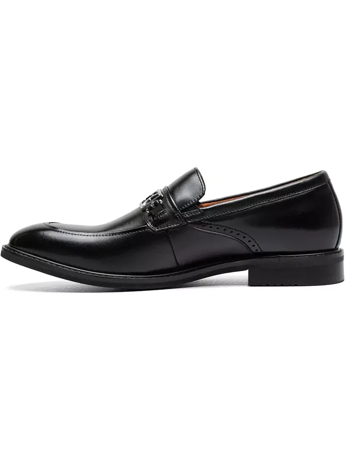 Мужские лоферы Boyd Moc Toe Slip-On Stacy Adams — изображение 3 из 9, черный