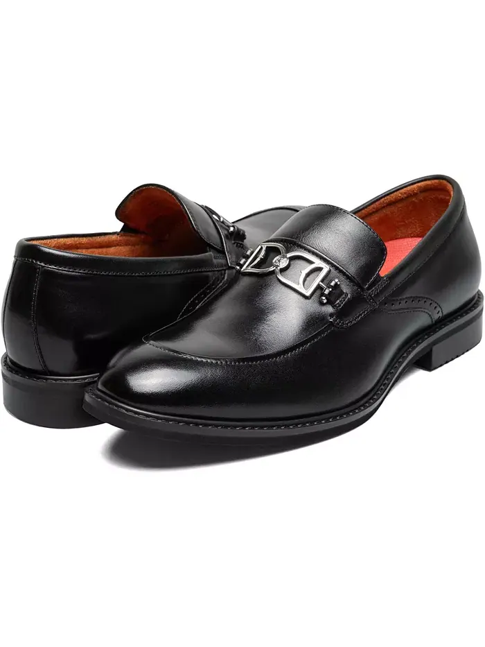 Мужские лоферы Boyd Moc Toe Slip-On Stacy Adams — изображение 7 из 9, черный
