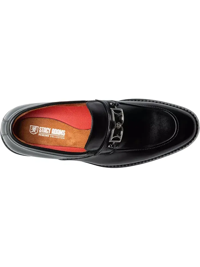 Мужские лоферы Boyd Moc Toe Slip-On Stacy Adams — изображение 8 из 9, черный