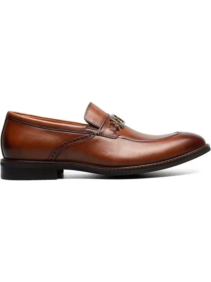 Мужские лоферы Boyd Moc Toe Slip-On Stacy Adams — изображение 2 из 9, коричневый