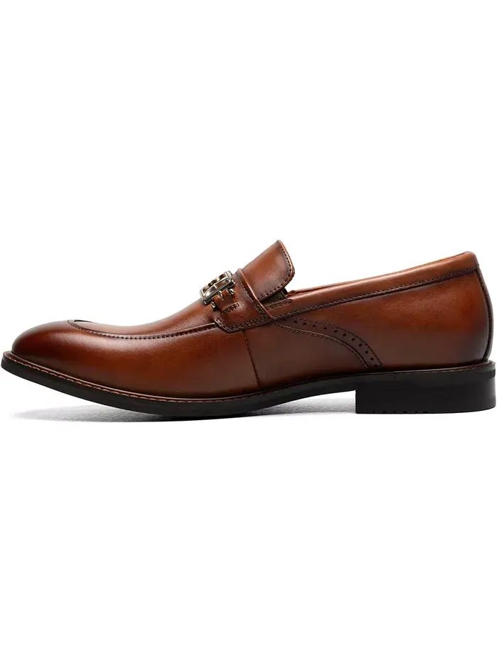 Мужские лоферы Boyd Moc Toe Slip-On Stacy Adams — изображение 3 из 9, коричневый