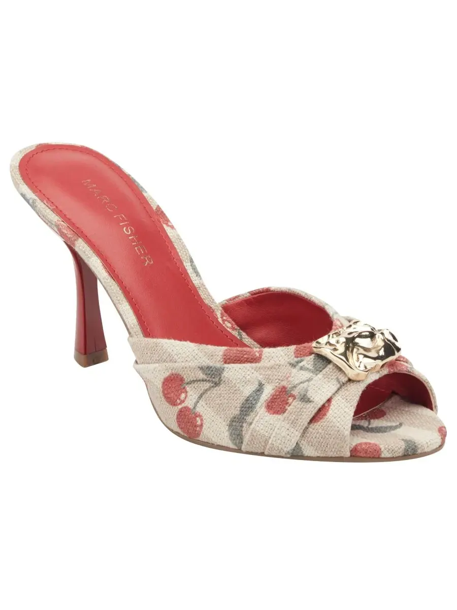 Женские сандалии-слипоны Voni с декором Marc Fisher — изображение 1 из 5, красный