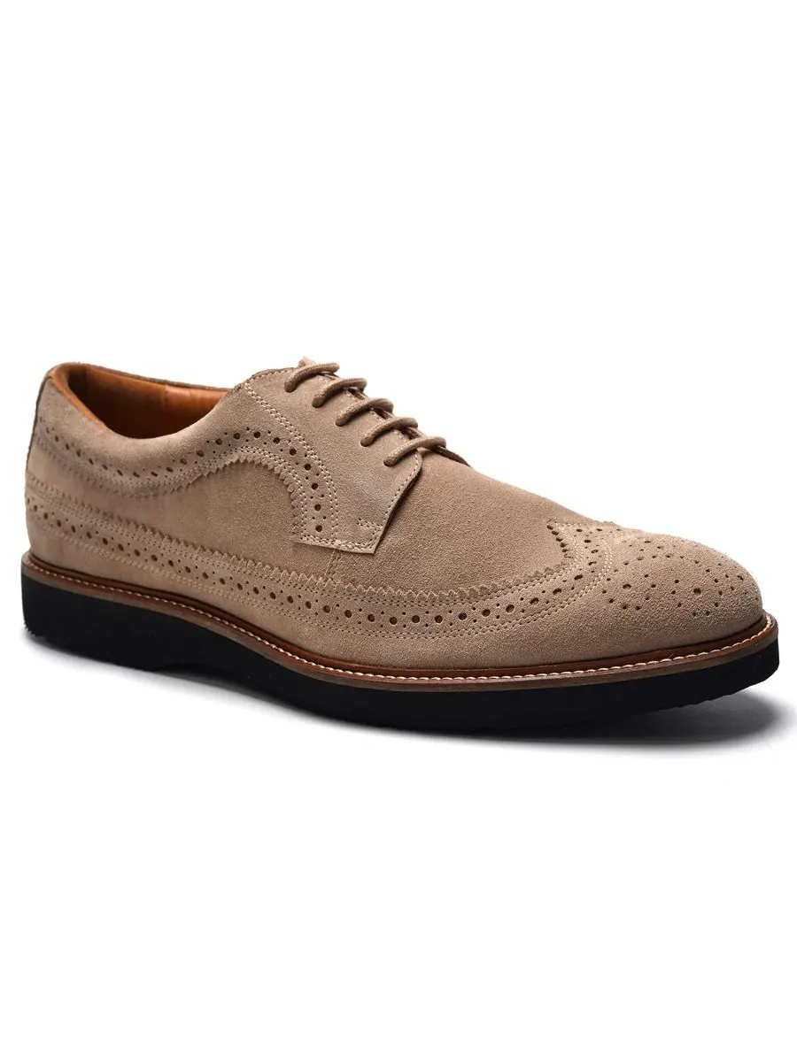 Мужские туфли Ellis Wingtip на шнуровке A Veer — изображение 1 из 6, бежевый