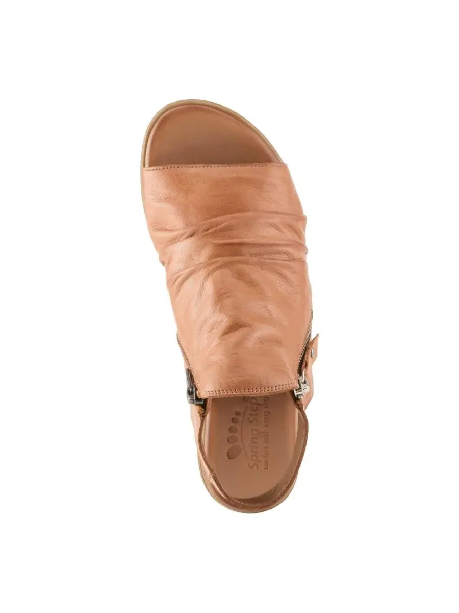 Сандалии с заниженным каблуком Jalaya Spring Step — изображение 4 из 6, бежевый