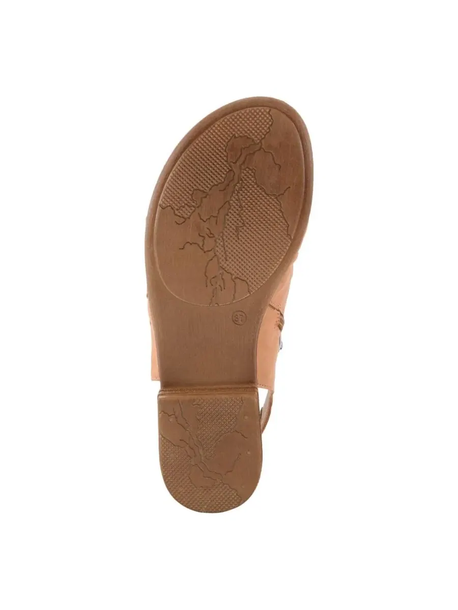 Сандалии с заниженным каблуком Jalaya Spring Step — изображение 5 из 6, бежевый