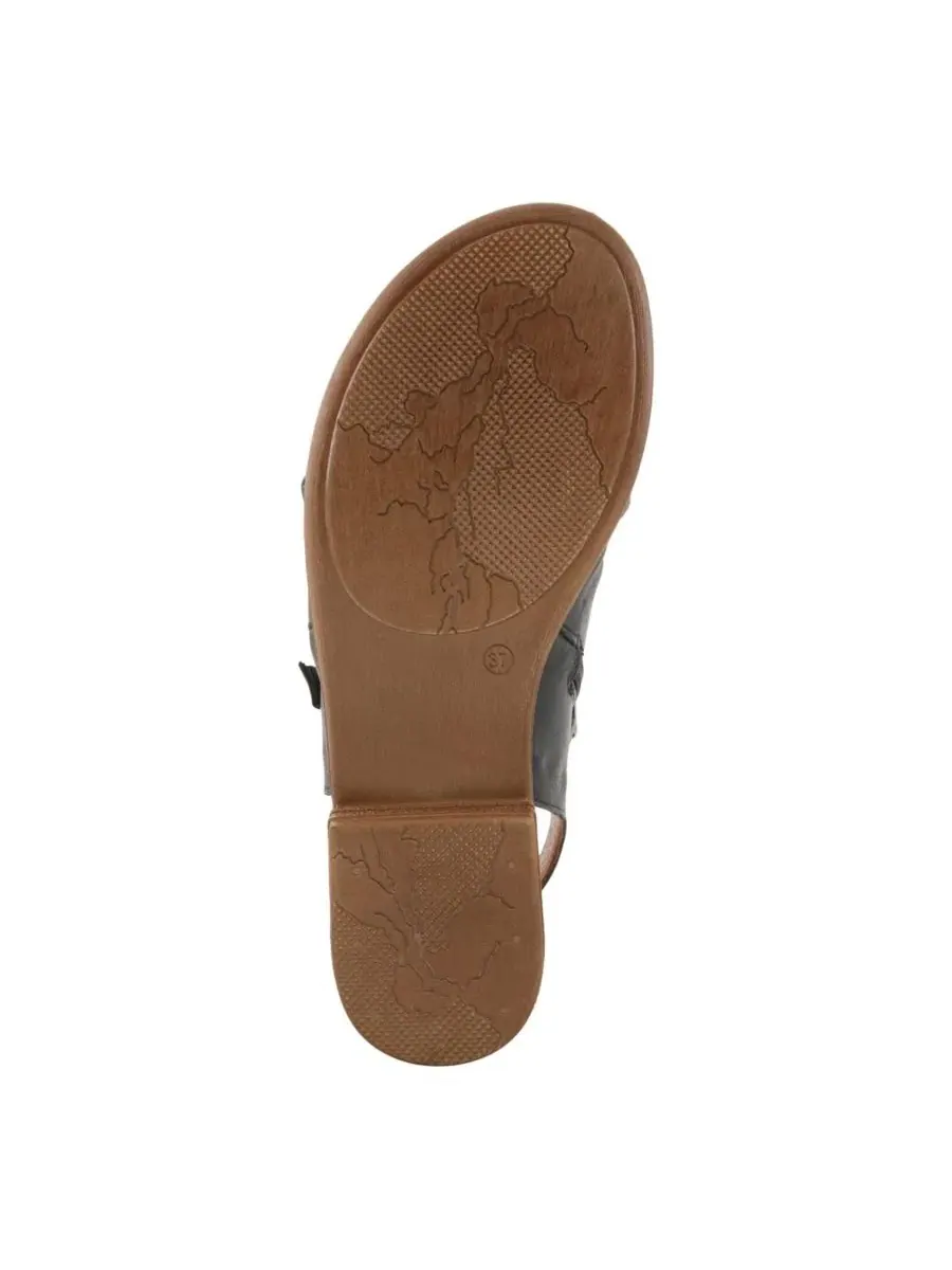 Босоножки женские с кожаным верхом Jalaya Spring Step — изображение 5 из 6, черный