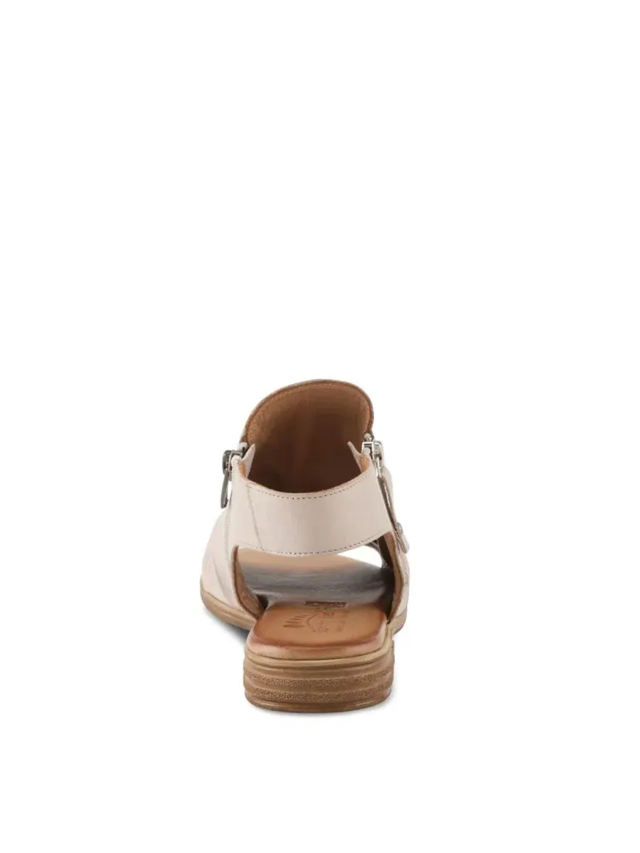 Сандалии женские с кожаным верхом Jalaya Spring Step — изображение 3 из 6, светлый серый