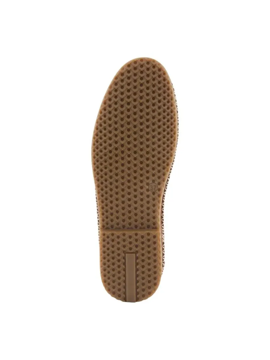 Женские туфли-слипоны Anoura из натуральной кожи с лазерной перфорацией Spring Step — изображение 6 из 7, персик