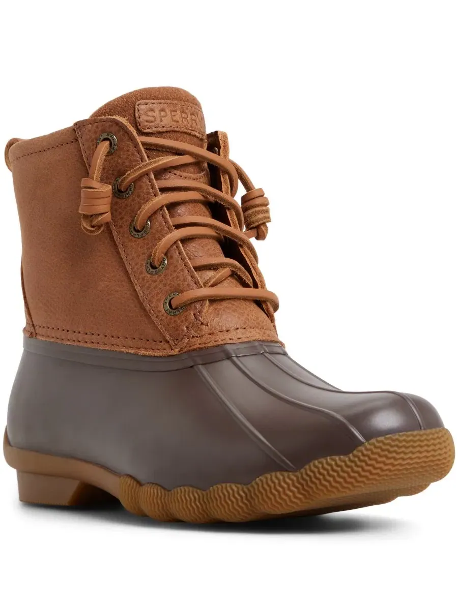 Женские ботинки Saltwater Lace-Up с шнуровкой Sperry — изображение 1 из 5, темный коричневый