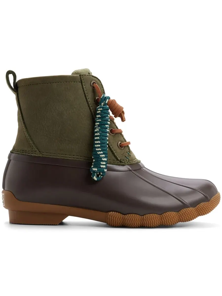 Ботинки Saltwater Lace-Up Sperry — изображение 2 из 5, оливковый