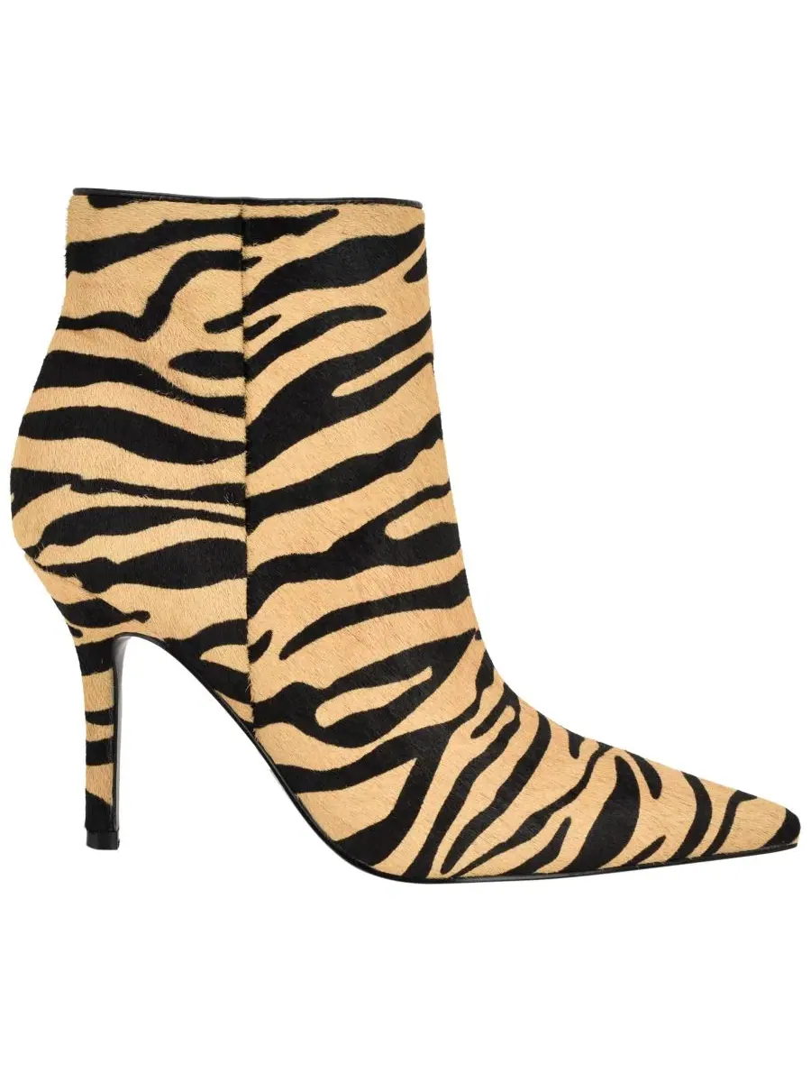 Ботинки-кноки Nine West Galz, Zebra Calf Hair — изображение 2 из 5