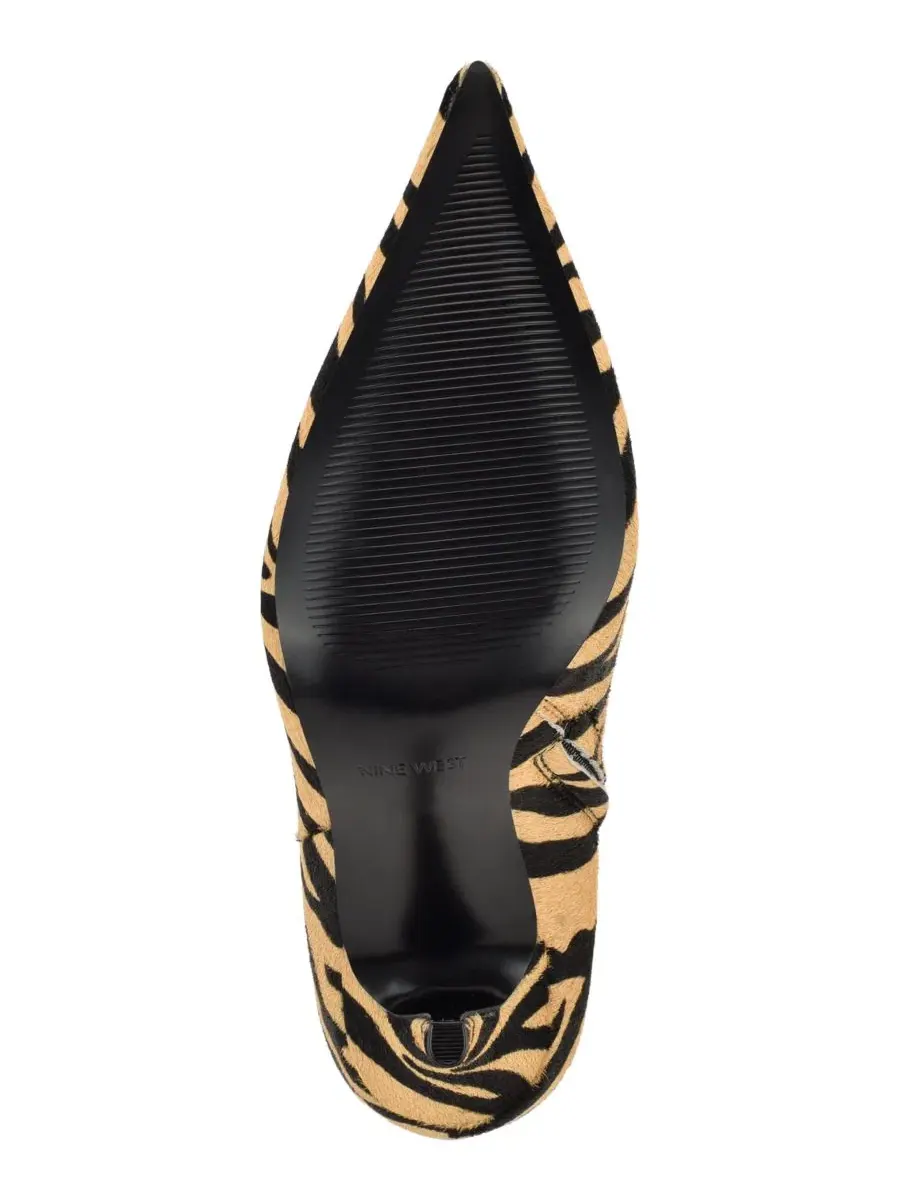 Ботинки-кноки Nine West Galz, Zebra Calf Hair — изображение 5 из 5