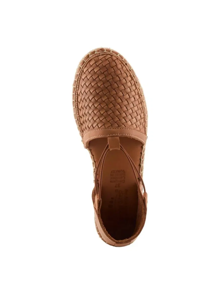Эспадрильи-балетки с плетеным кожаным верхом Clovae Spring Step — 4