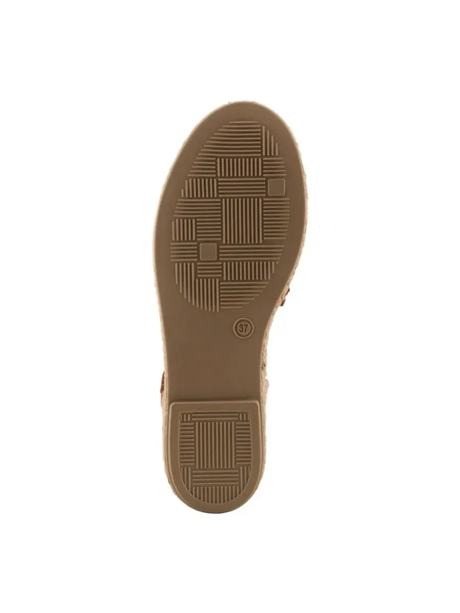 Эспадрильи-балетки с плетеным кожаным верхом Clovae Spring Step — 5