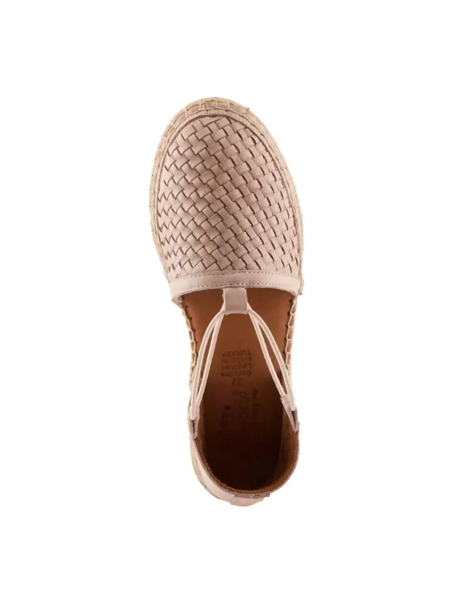 Эспадрильи с плетеным кожаным верхом Clovae Spring Step — 4