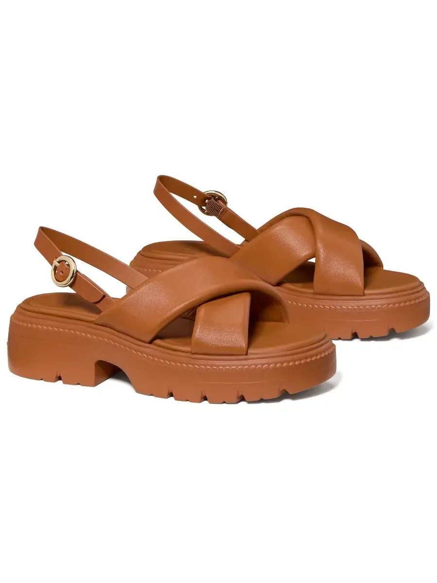 Сандалии-платформа с перекрестными ремешками Halo Criss Cross Lug Platform kate spade new york — изображение 5 из 5