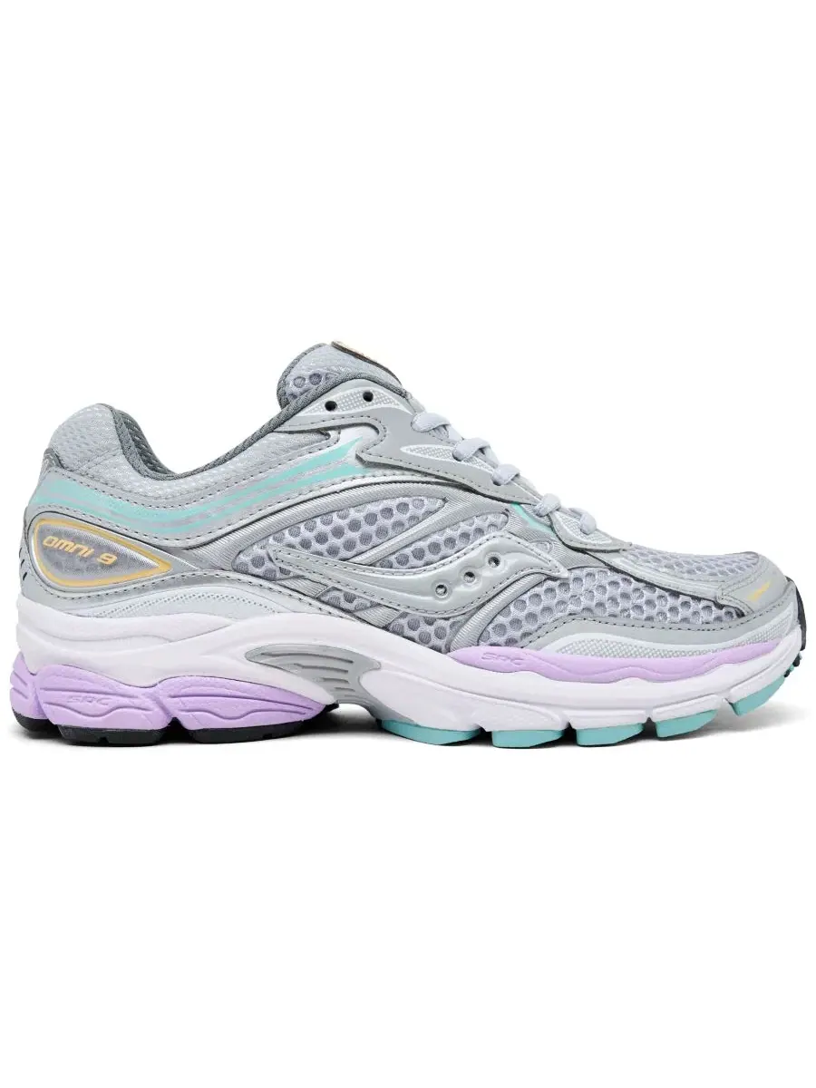 Кроссовки женские ProGrid Omni 9 Lifestyle Saucony — изображение 2 из 6, серый