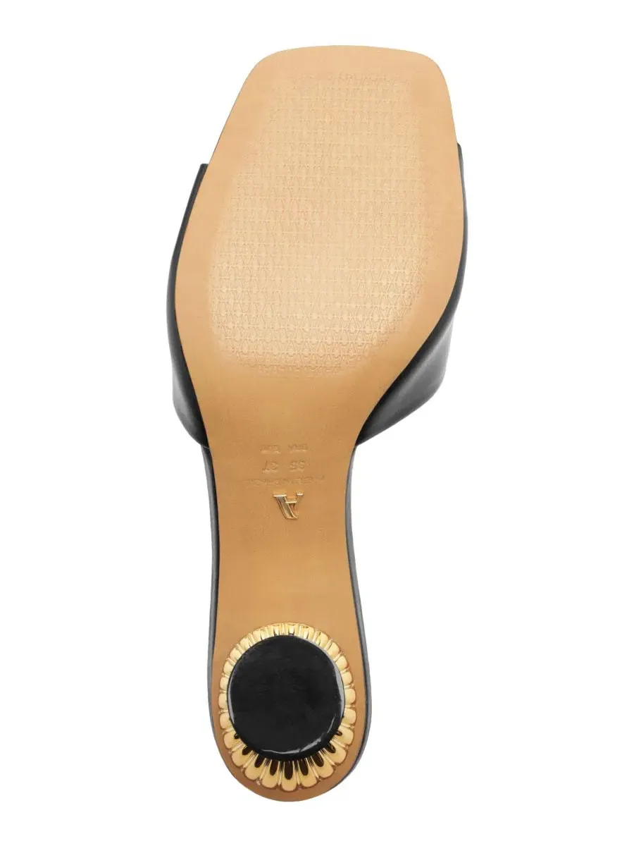 Босоножки на низком каблуке Savi Low Stiletto Arezzo — изображение 5 из 5, черный