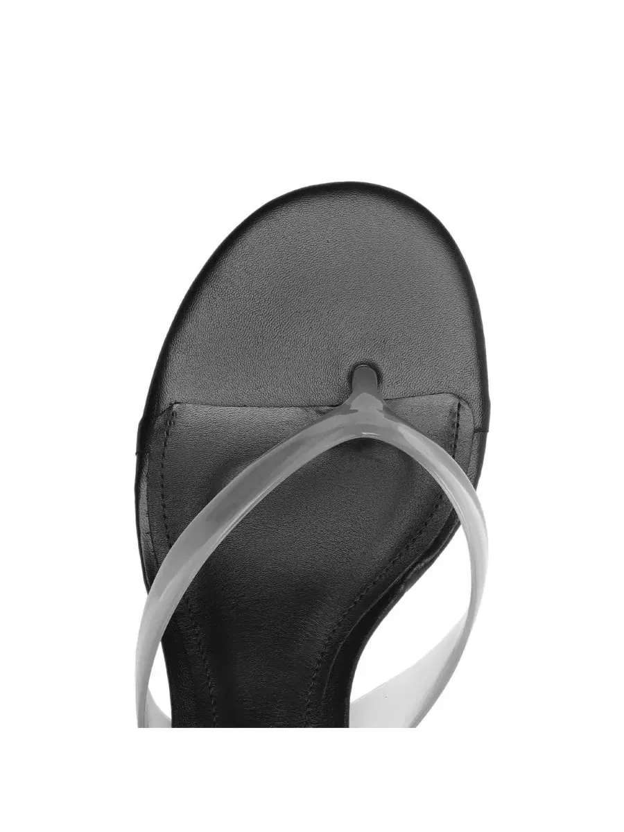 Женские босоножки-танкетки Roslyn Slip-On Wedge Sandals Schutz — изображение 10 из 12, черный