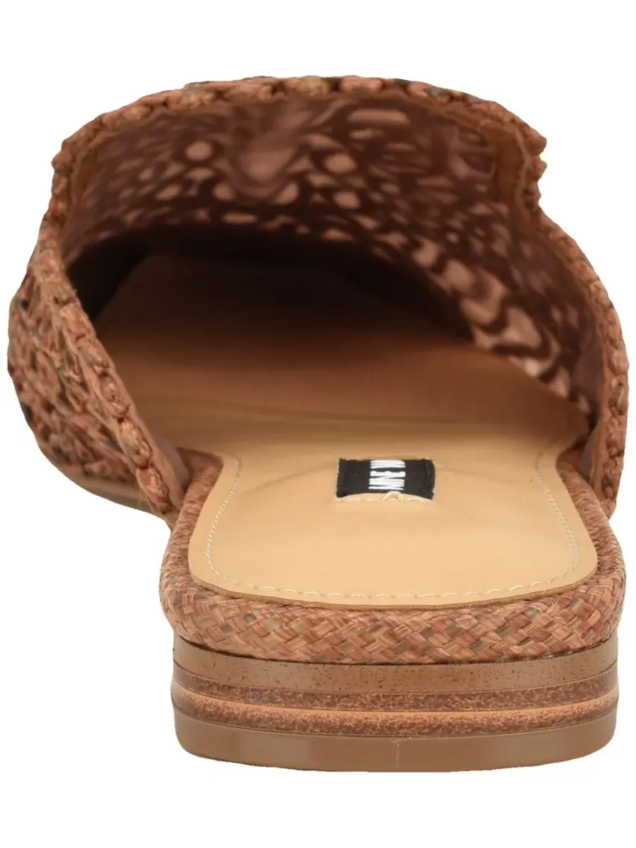 Nine West Женские плетеные мюли Camella без шнурков — изображение 3 из 5, коричневый