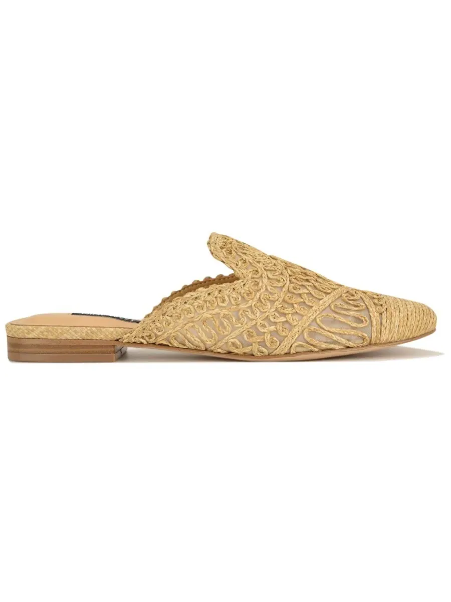 Nine West Женские плетеные мюли Camella без шнурков — изображение 2 из 5, прозрачный