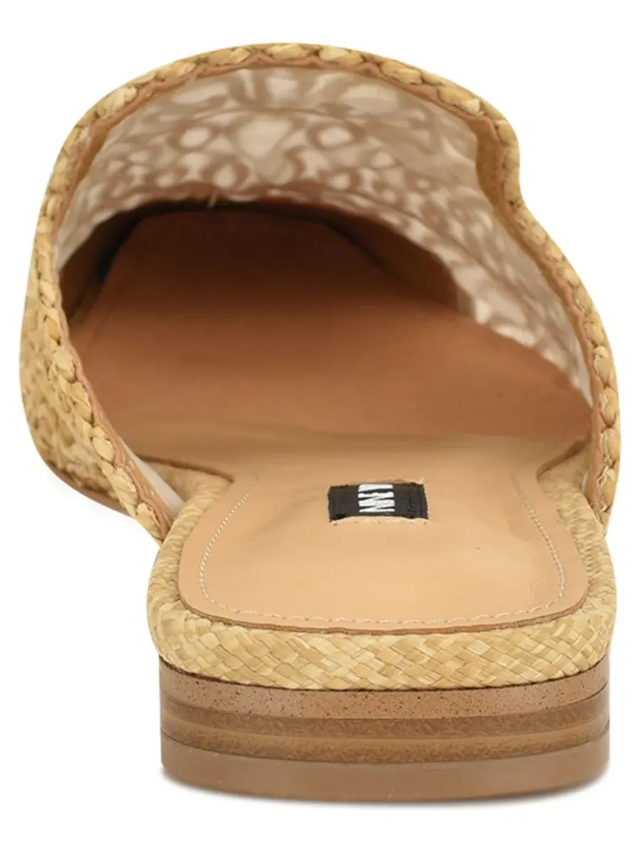 Nine West Женские плетеные мюли Camella без шнурков — изображение 3 из 5, прозрачный