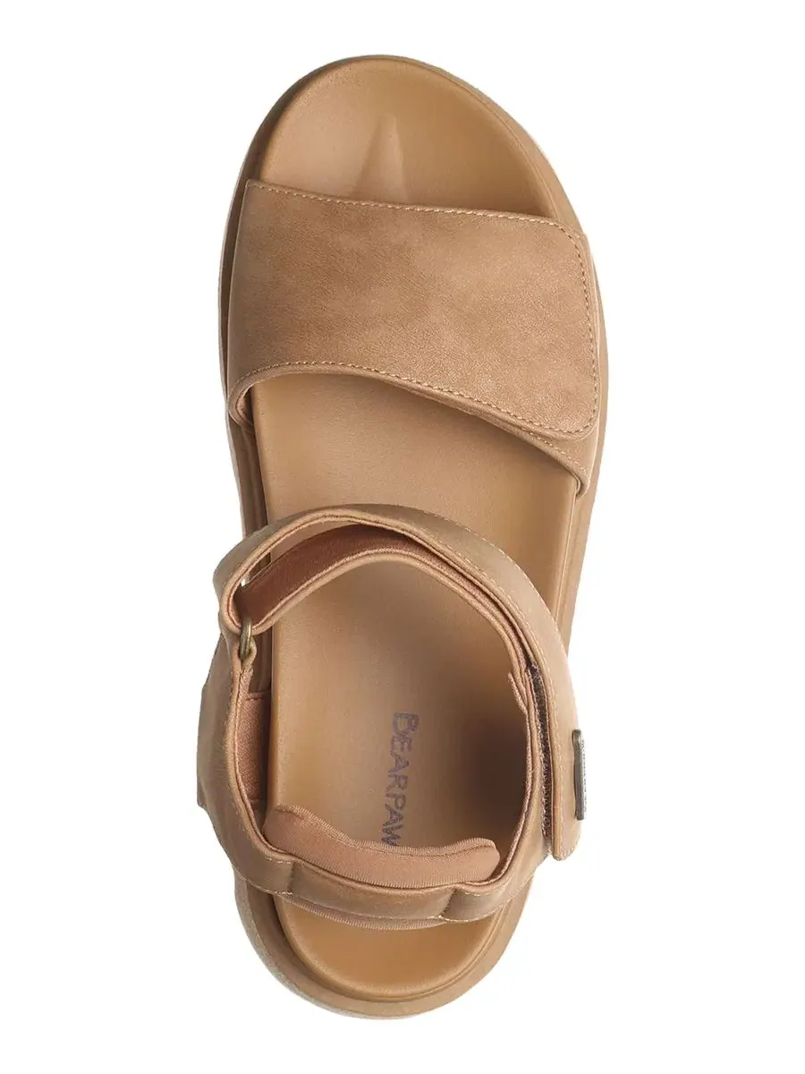 Женские сандалии Bobbi с круглым носком BEARPAW — изображение 4 из 5, коричневый