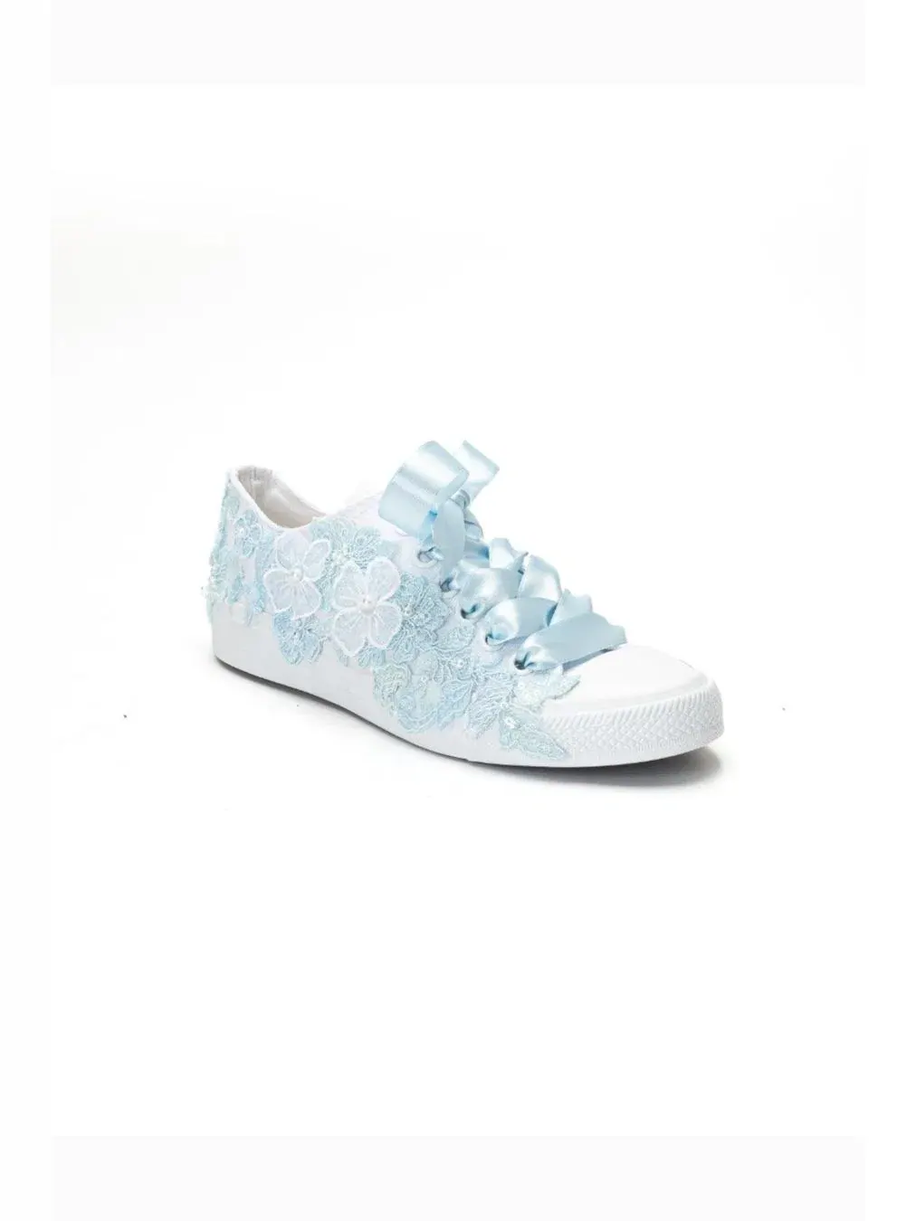 Женские кружевные свадебные кроссовки Serenelle Forever & Always Shoes — изображение 1 из 4, синий
