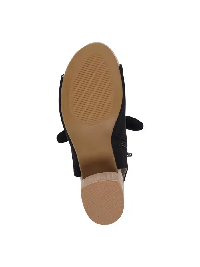 Женские босоножки Kimora на устойчивом каблуке с узлом GC Shoes — изображение 5 из 5, черный
