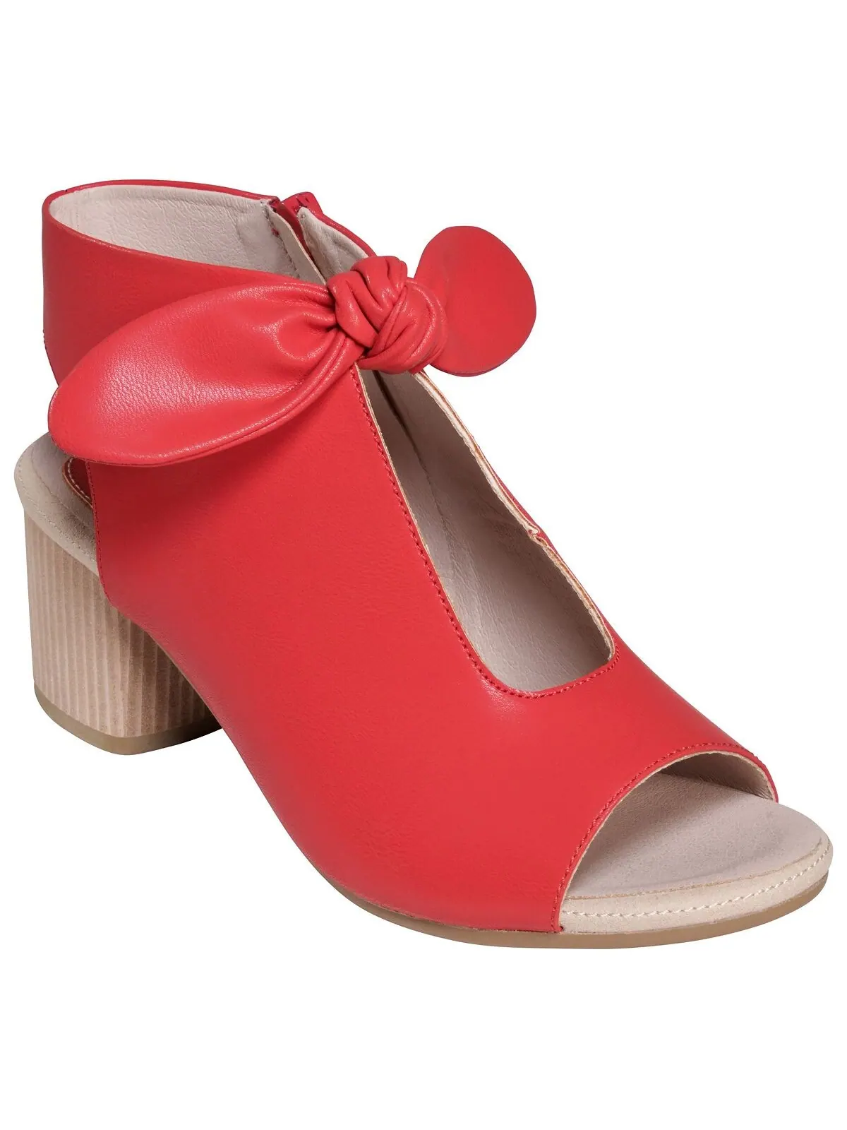 Женские босоножки на каблуке Kimora GC Shoes — изображение 1 из 5, красный