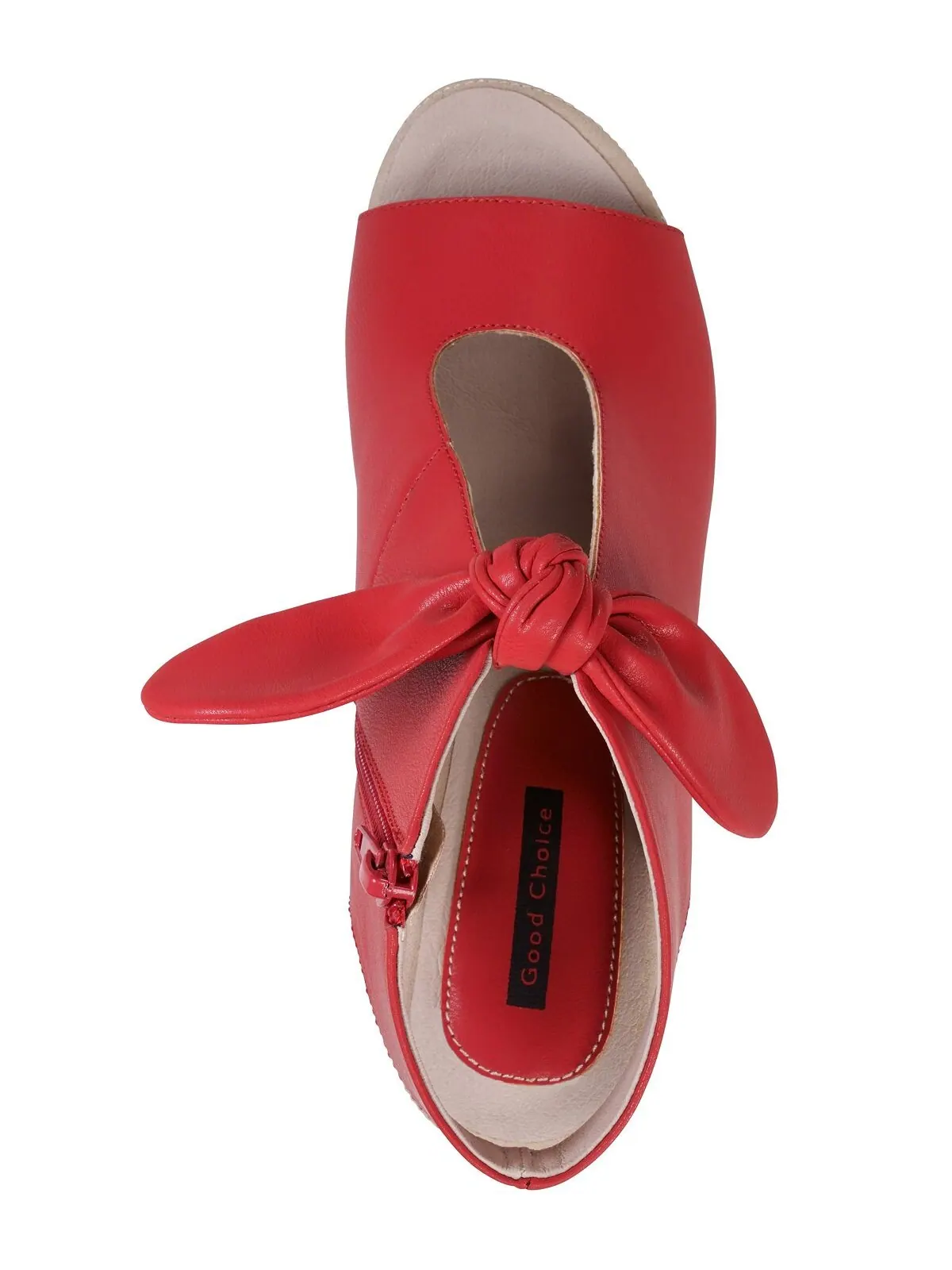 Женские босоножки на каблуке Kimora GC Shoes — изображение 4 из 5, красный