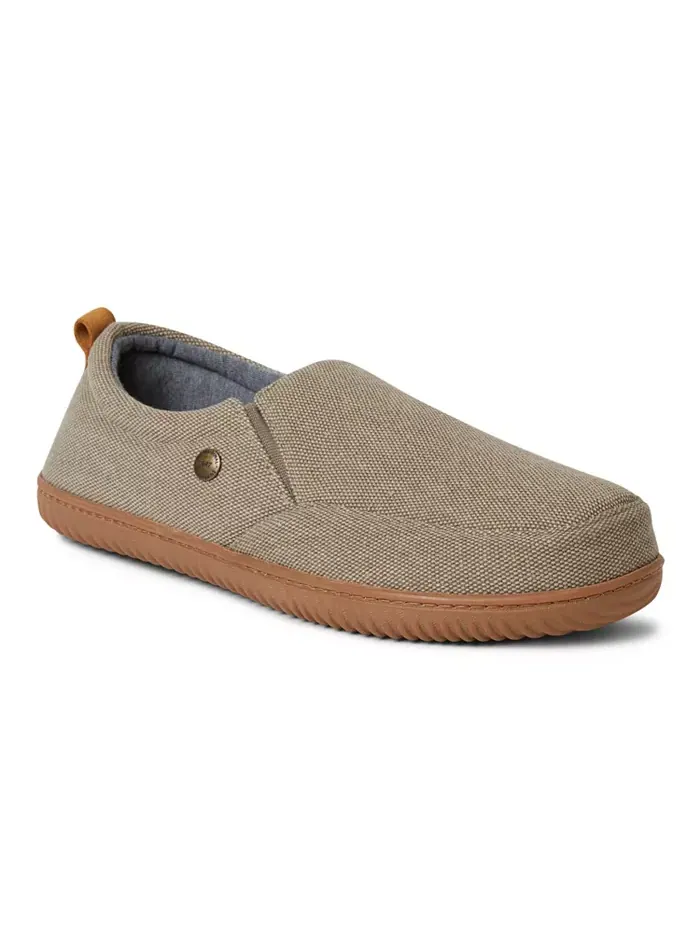 Мужские домашние тапочки Alpine от Men s Zurich с закрытым задником Dearfoams — изображение 1 из 5, окаменевший