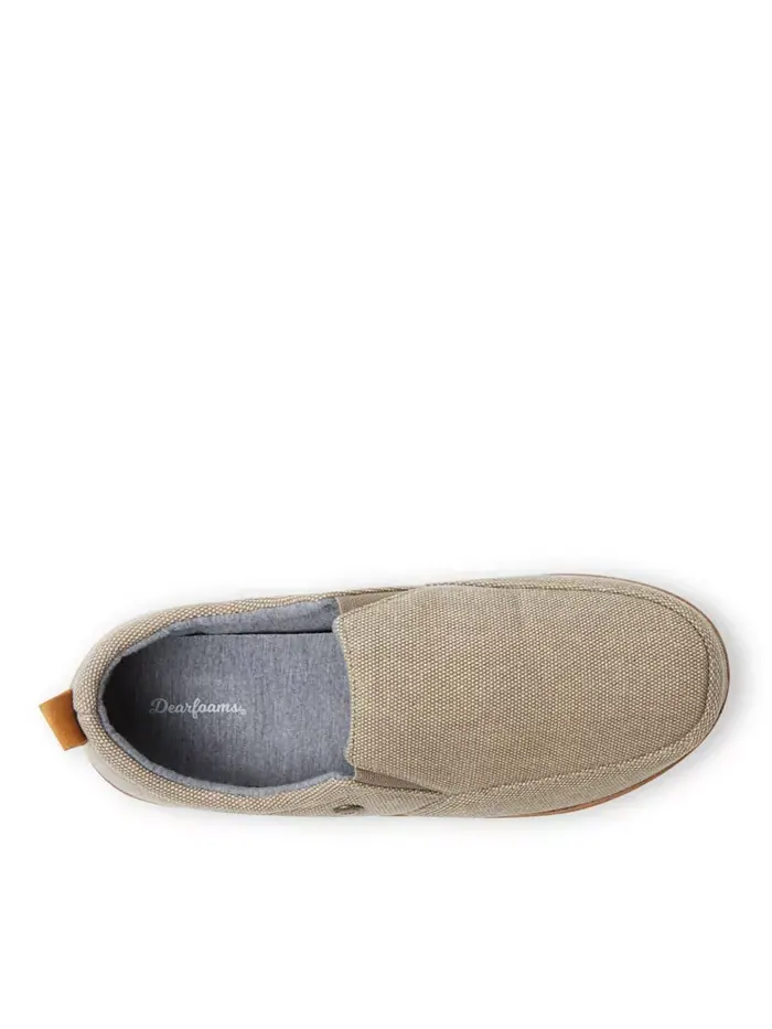 Мужские домашние тапочки Alpine от Men s Zurich с закрытым задником Dearfoams — изображение 4 из 5, окаменевший