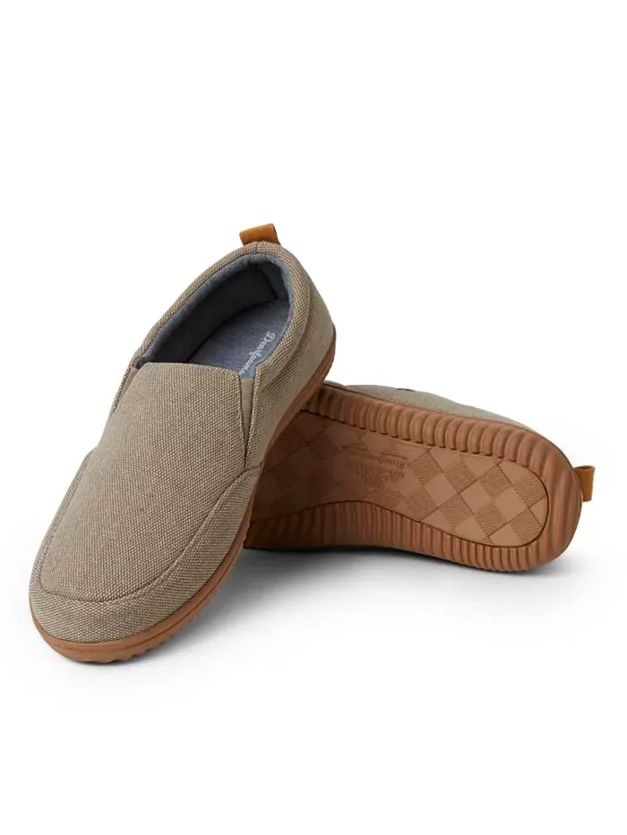 Мужские домашние тапочки Alpine от Men s Zurich с закрытым задником Dearfoams — изображение 5 из 5, окаменевший