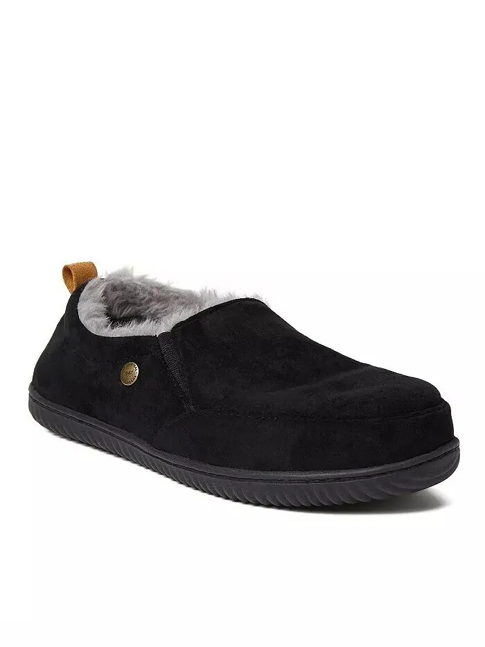 Мужские домашние тапочки Alpine by Men s Zurich с закрытой спинкой Dearfoams — изображение 1 из 4, черный