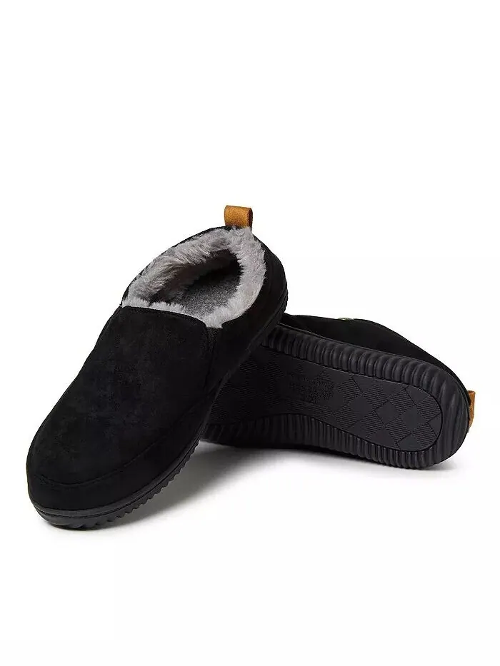 Мужские домашние тапочки Alpine by Men s Zurich с закрытой спинкой Dearfoams — изображение 2 из 4, черный