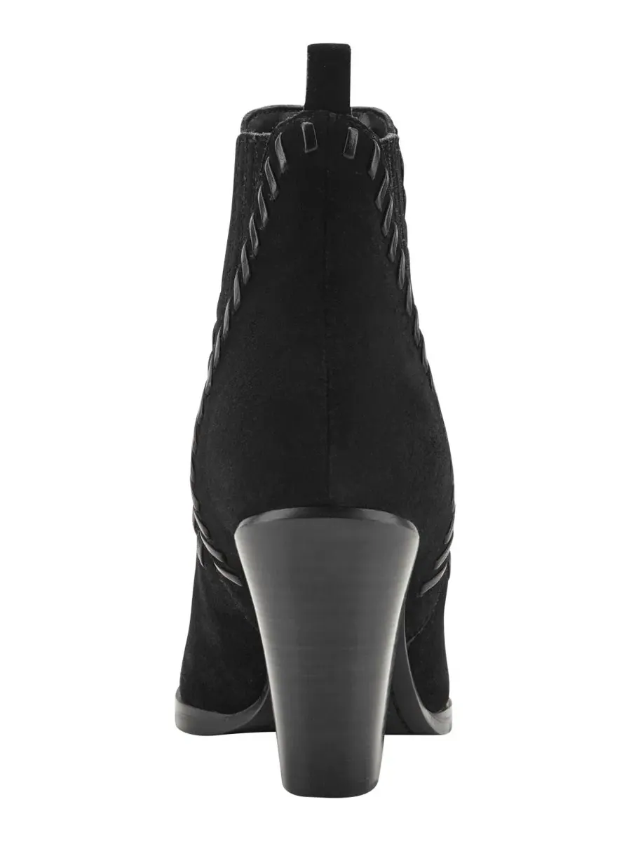Ботильоны на каблуке Alvira Whipstitch Block Heel Marc Fisher LTD — изображение 3 из 5, черный