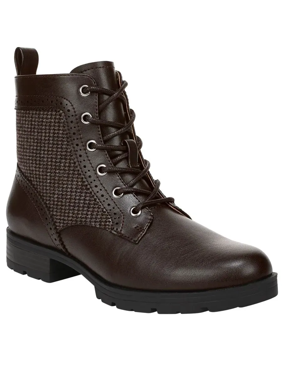 Женские ботинки Lena Zip Lace-Up с блок-каблуком LifeStride