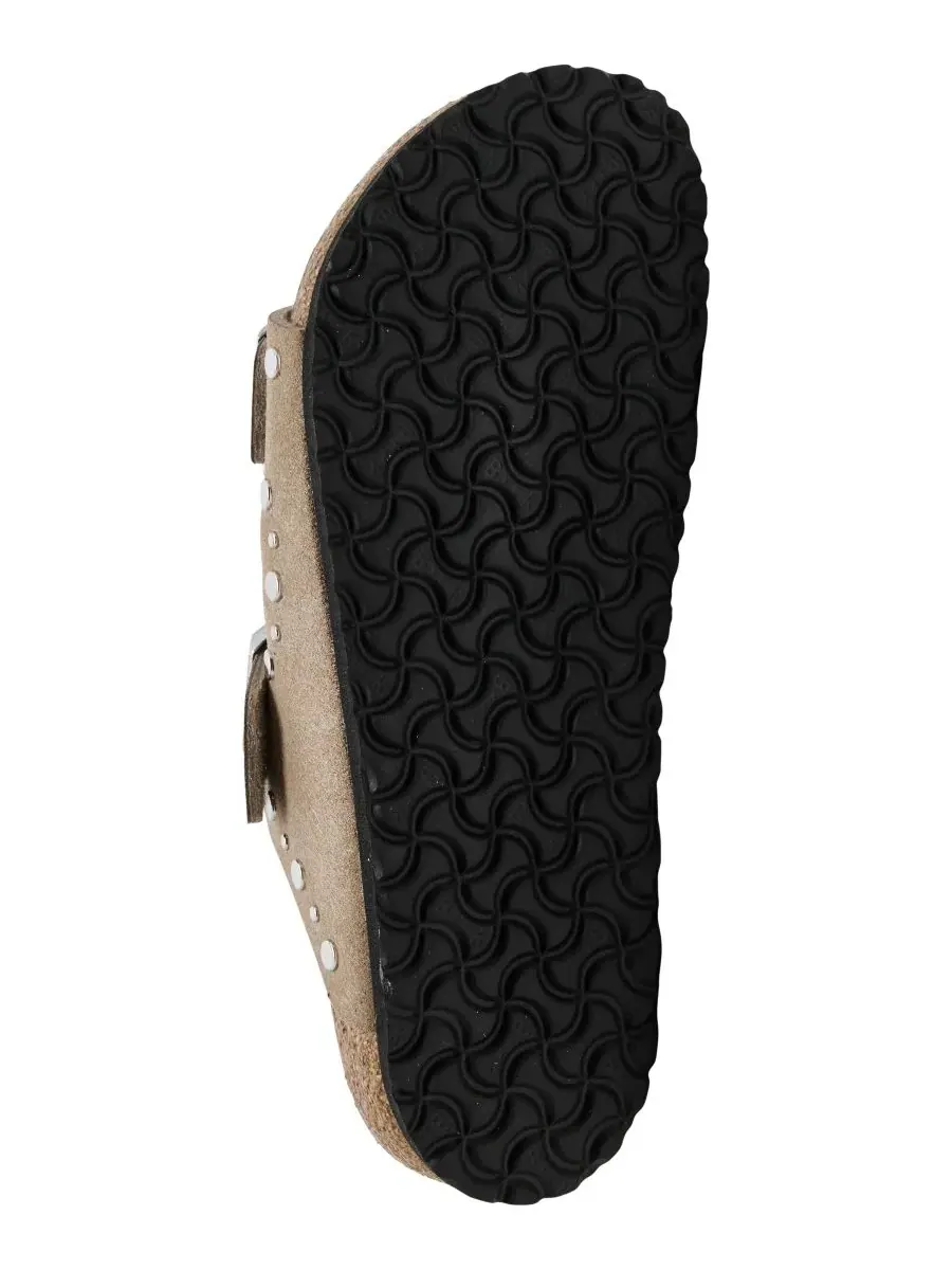 Сандалии-барефутки из замши с заклепками Arizona Rivets Birkenstock — изображение 6 из 6, серый