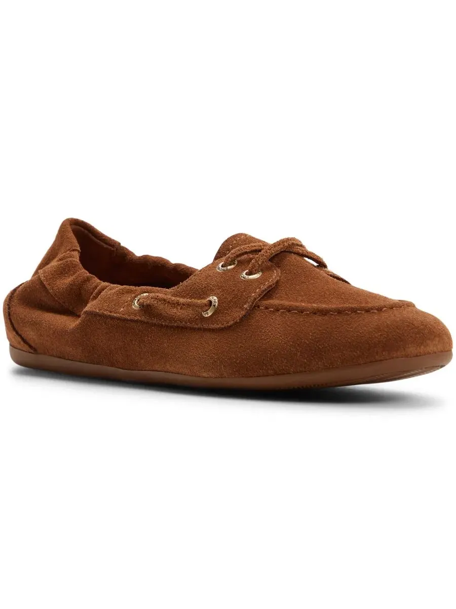 Женские туфли-лодочки на плоской подошве с завязками Sperry — изображение 1 из 5, темный бежевый