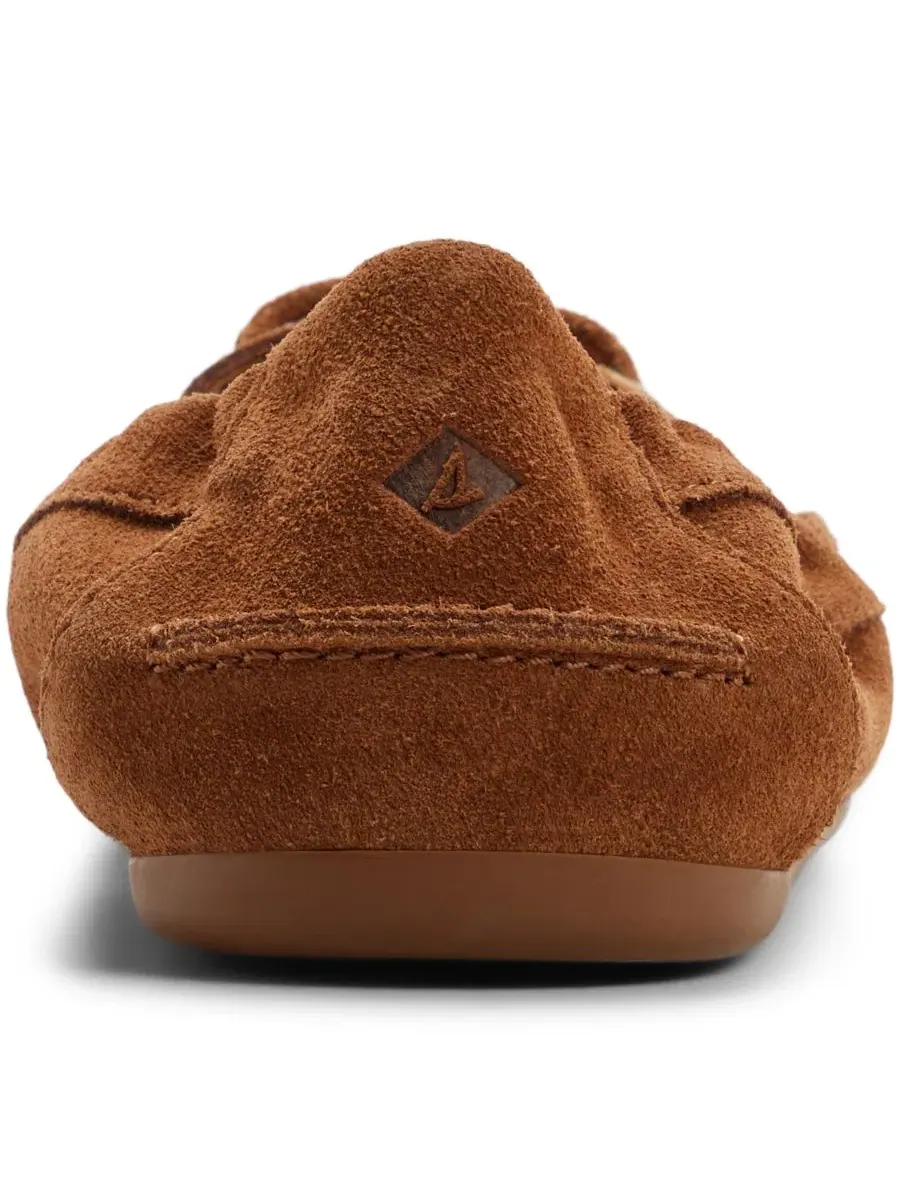 Женские туфли-лодочки на плоской подошве с завязками Sperry — изображение 3 из 5, темный бежевый