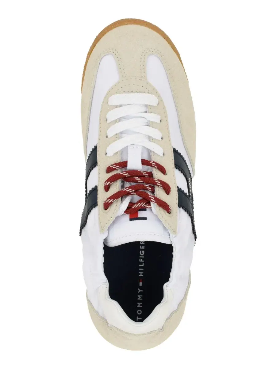 Кроссовки женские с низким профилем Parisaz Tommy Hilfiger — изображение 4 из 5, белый/темно-синий