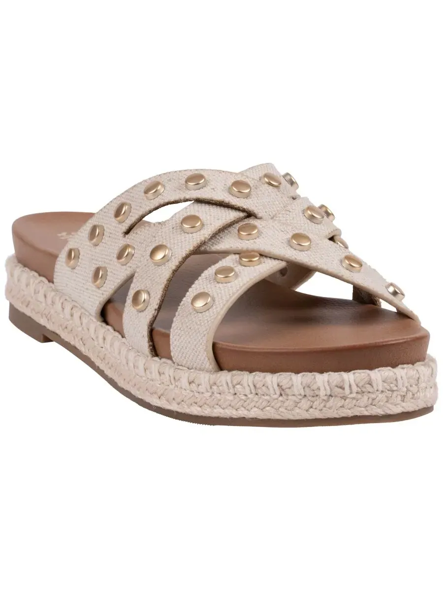Босоножки-эспадрильи на платформе Loola Studded GC Shoes — изображение 1 из 5, прозрачный