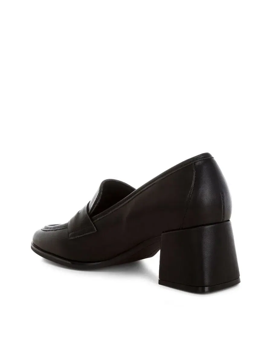Лоферы Sutapa Penny Strap Flared Block Heel London Rag — изображение 2 из 3, черный
